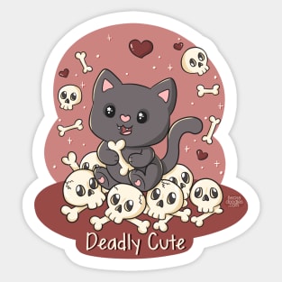 Deadly Cute Sticker